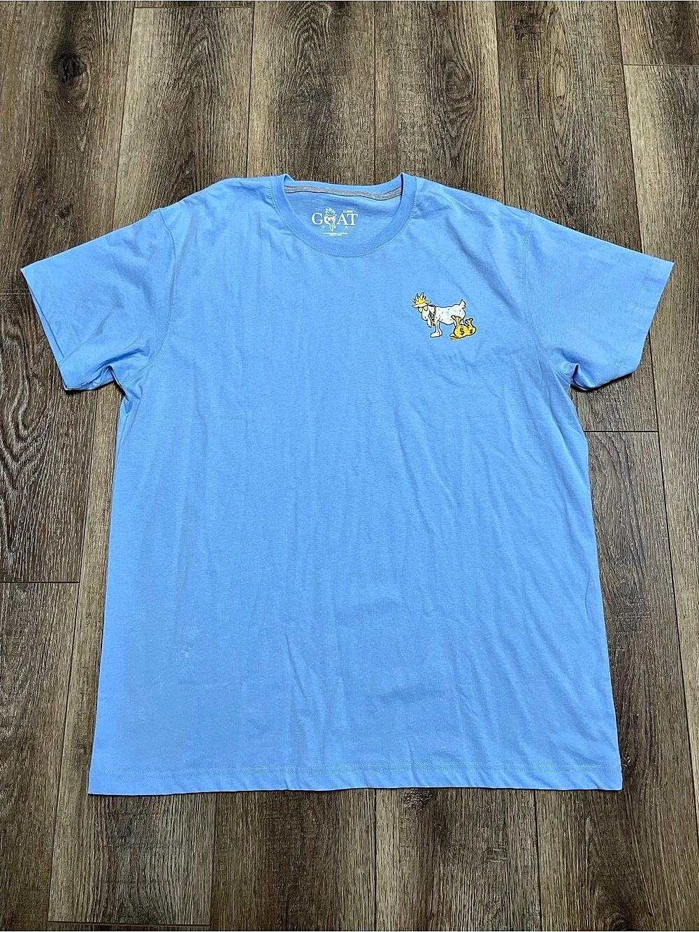 GOAT USA Cash Money T-Shirt Graphic Tee Blue Size XL